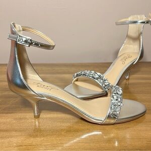 Badgley Mischka Rhinestone Embellished Heels